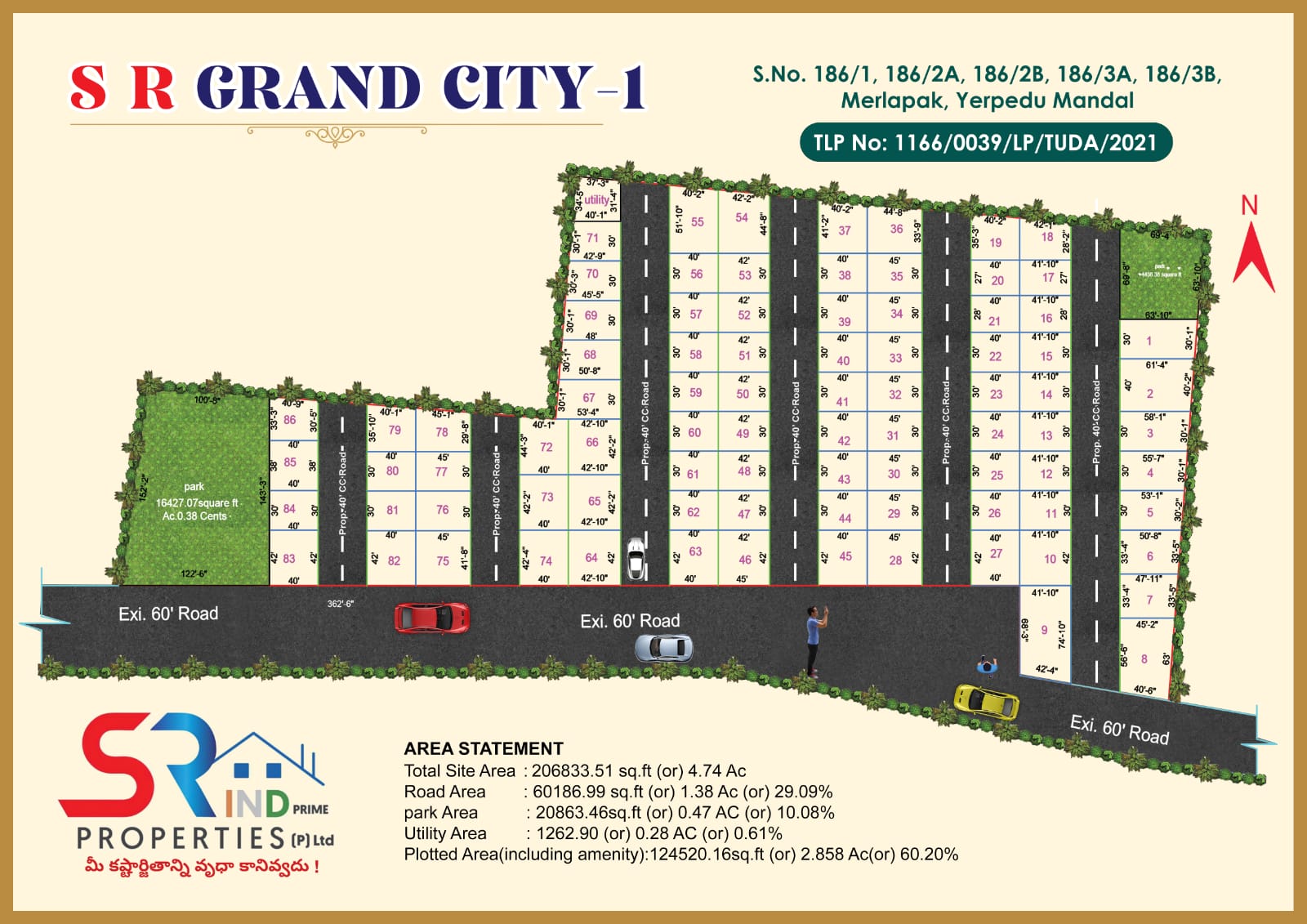 S R Grand City layout